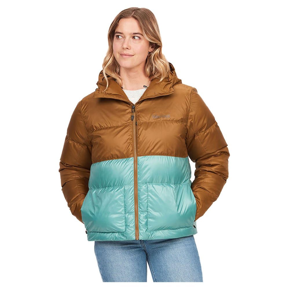 Marmot Damen Guides Down Hoody F22, Leichte Daunenjacke, warme Winterjacke, wasserabweisende Steppja