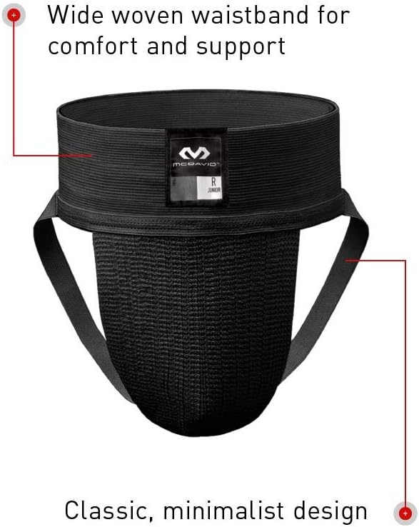 McDavid Herren Athletic Supporter mit Stretch-Mesh-Tasche, Jock Strap Schutz, Cup Nicht im Lieferumf