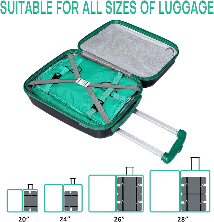 Koffer Organizer Hängende Verpackung Würfel Tragbare Schrank Regale Kompressive Reisegepäck Essentia