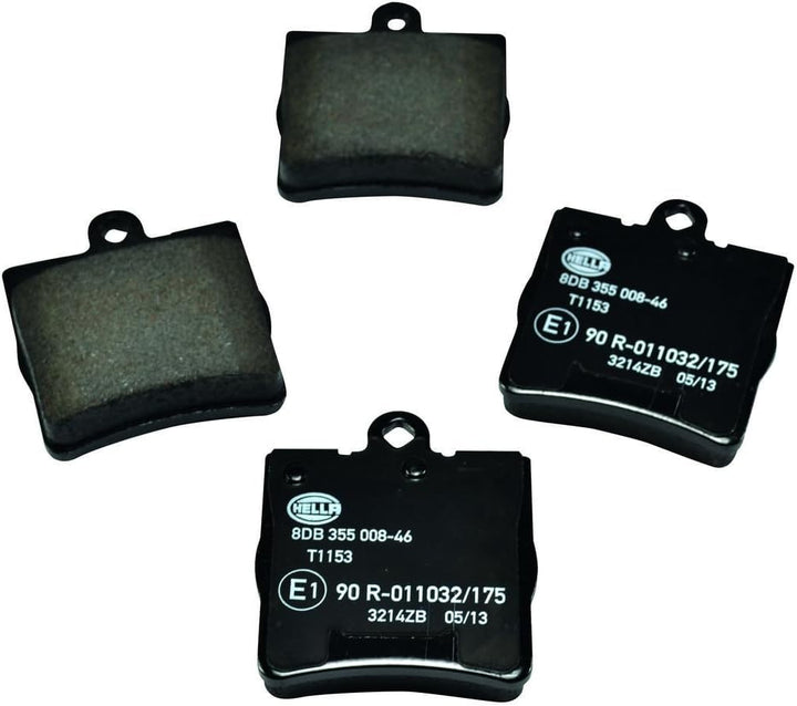 HELLA PAGID 8DB 355 008-461 Bremsbelagsatz - T1153 - Dicke/Stärke: 15.7mm - Bremssystem: Teves - nic
