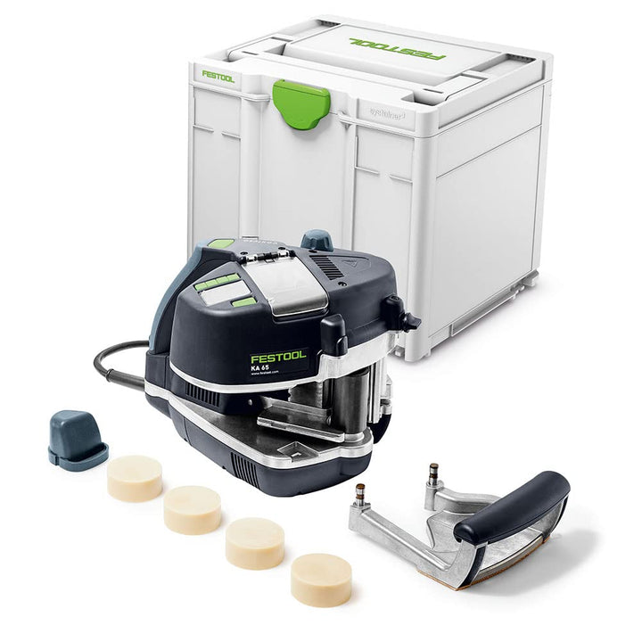 Festool Kantenanleimer KA 65-Plus CONTURO (mit Führungstisch, EVA-Kleber natur), im Systainer