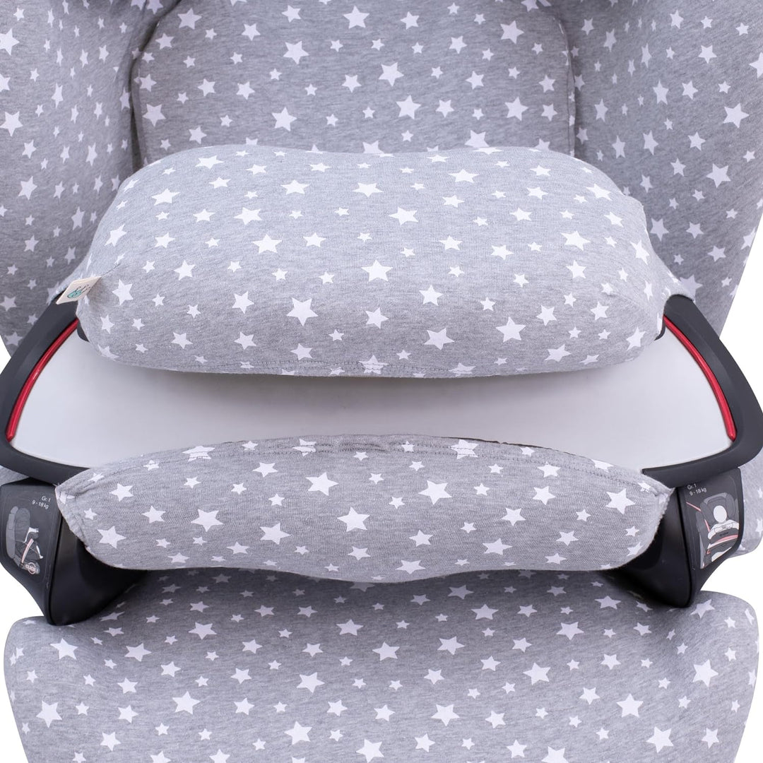 JYOKO Kids Bezug für Autositz kompatibel mit Cybex Pallas M (White Star), White Star