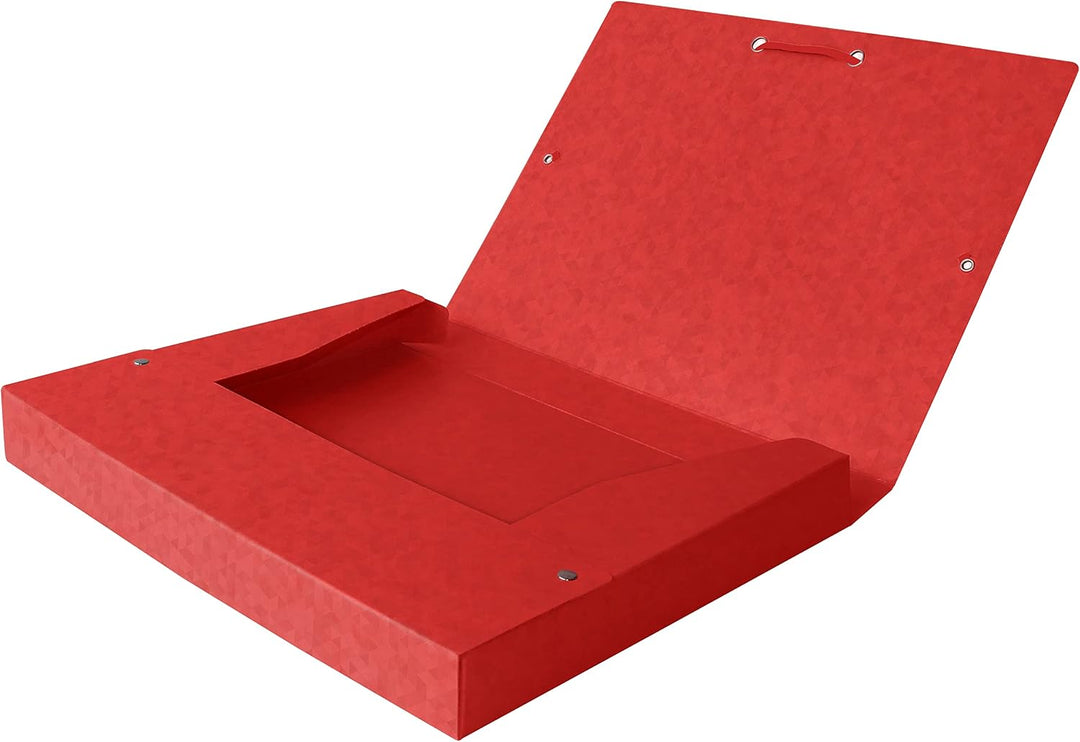 Oxford Sammelbox A4, aus Karton mit 2, 5 cm Rückenbreite, rot, 12 Stück 2,5 cm Rückenbreite rot, 2,5