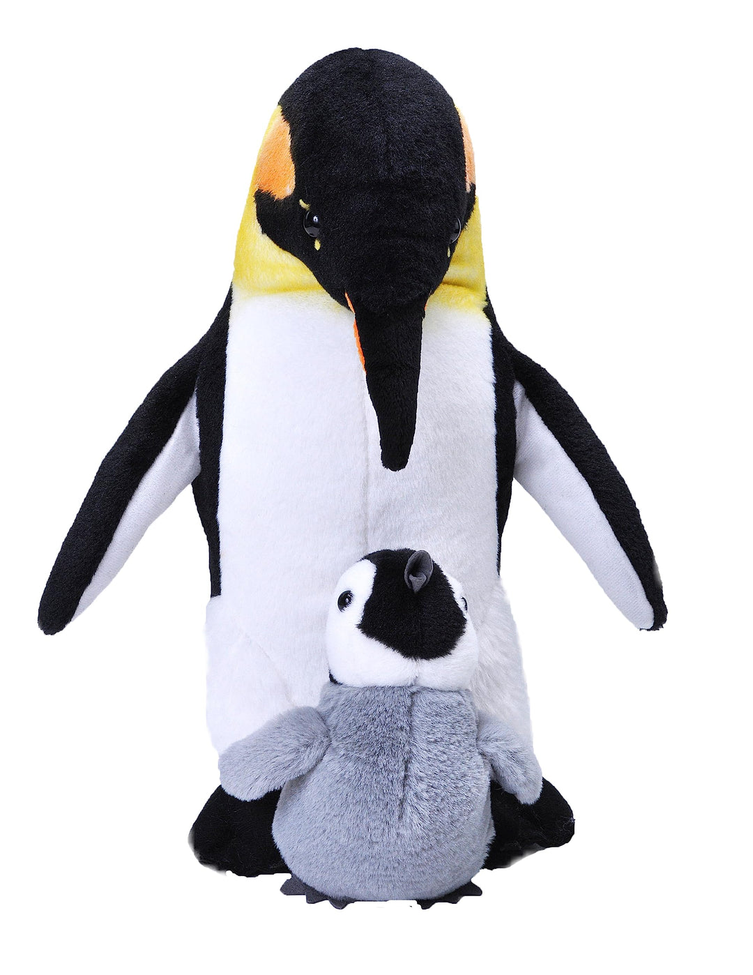 Wild Republic Mom and Baby Kaiserpinguin, Grosses Kuscheltier, 38 cm, Geschenkidee für Kinder, Kusch