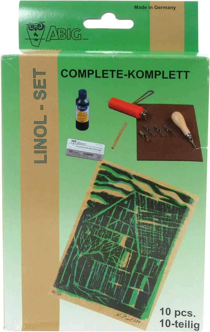 CREATIVE NEU Abig Linol-Set Complete Format A5. 10-teilig