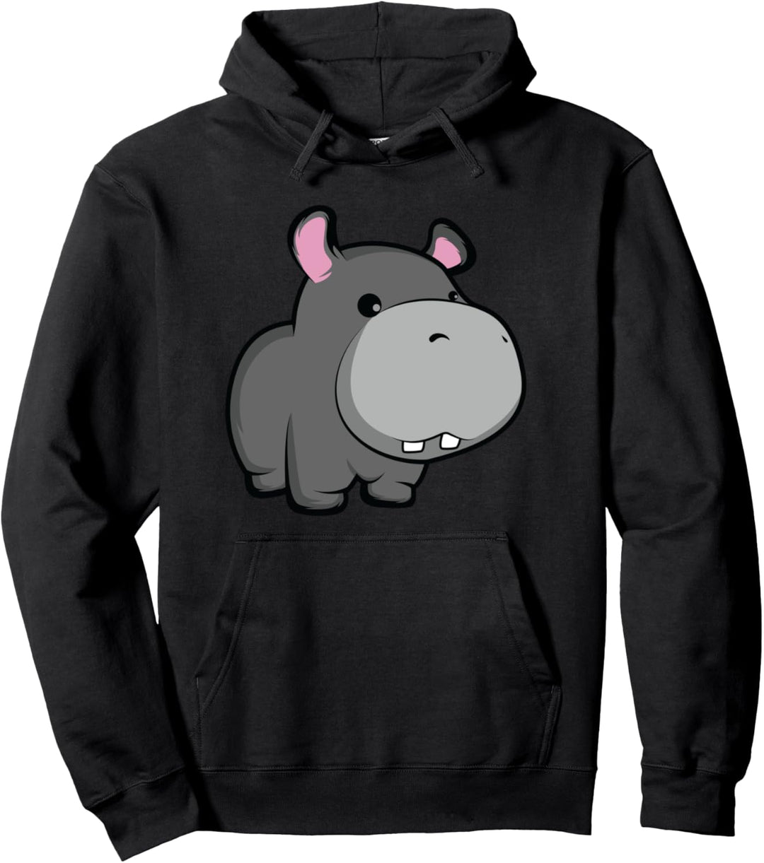 Hippo Netter Tierpfleger Pullover Hoodie