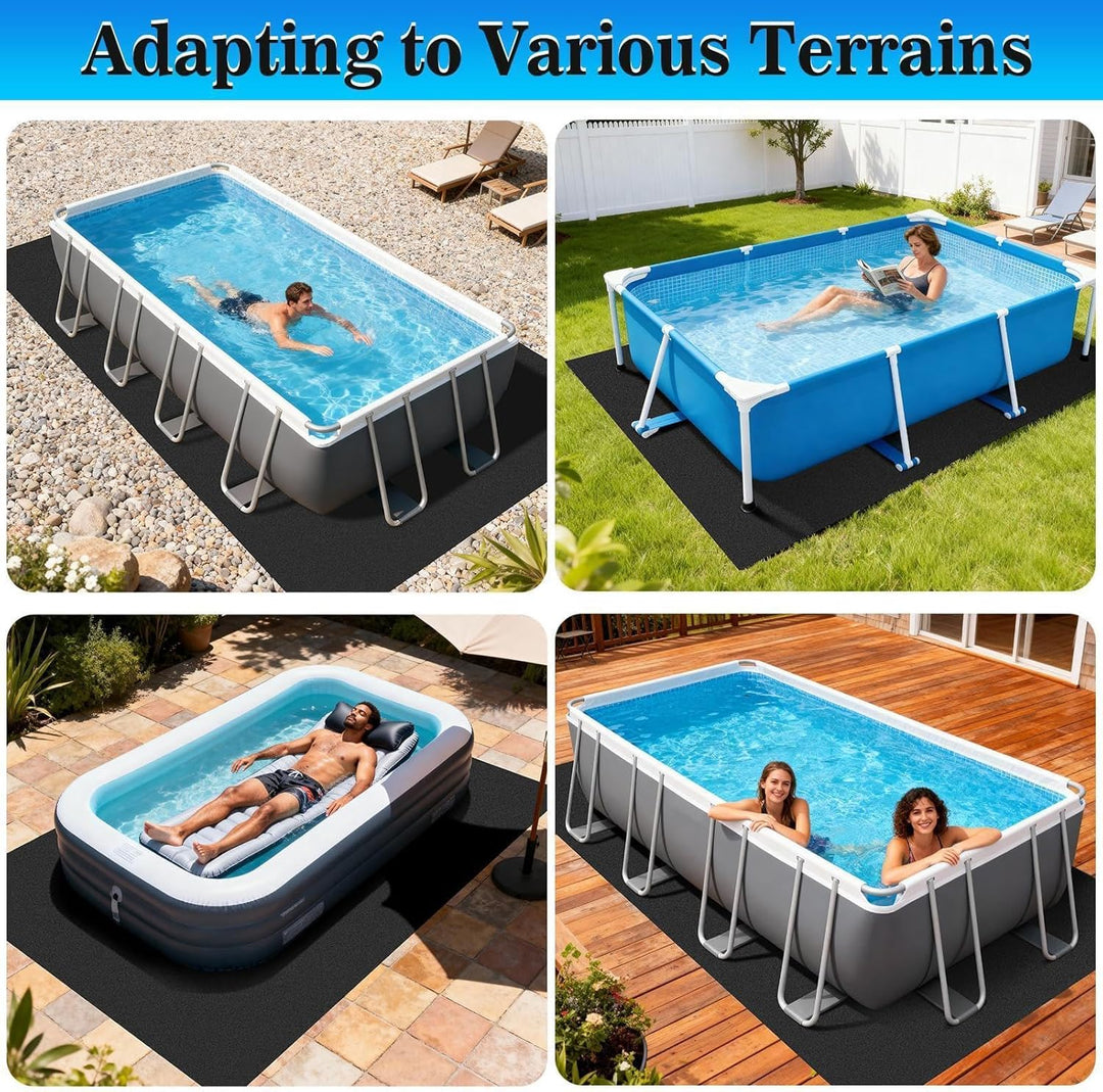 Pool Liner Pad Pools Ground Cloth Thickened Square Mat Swimming Pool Protector Pad Hot Tub Mat Schwa