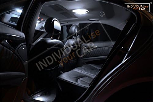 INDIVIDUALise your CAR Innenraumbeleuchtung SET für E Klasse Limousine W211 (Pure-White) Reinweiss,