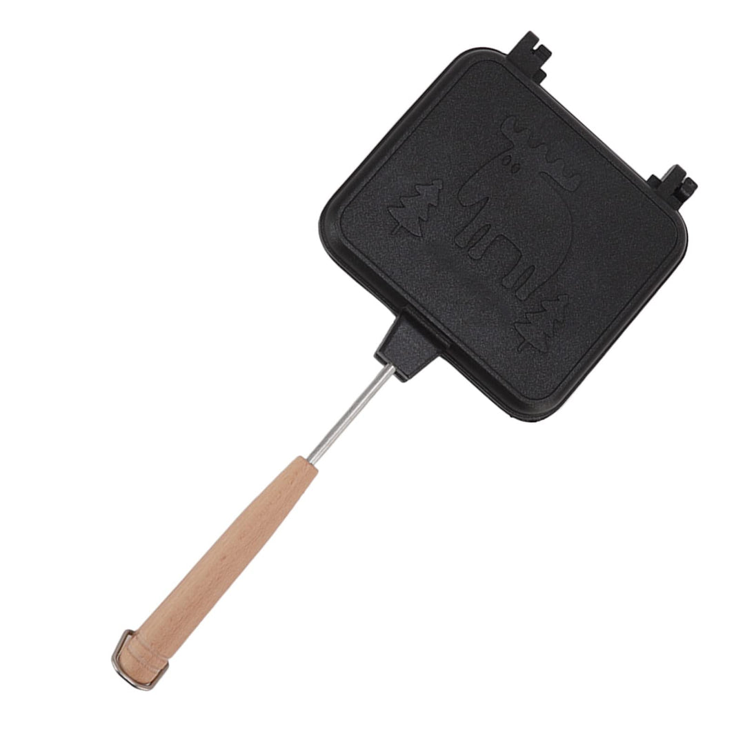 Doppelseitige Sandwich Bratpfanne mit Antihaftbeschichtung, Gegrillter Käse Sandwich Maker mit Hitze