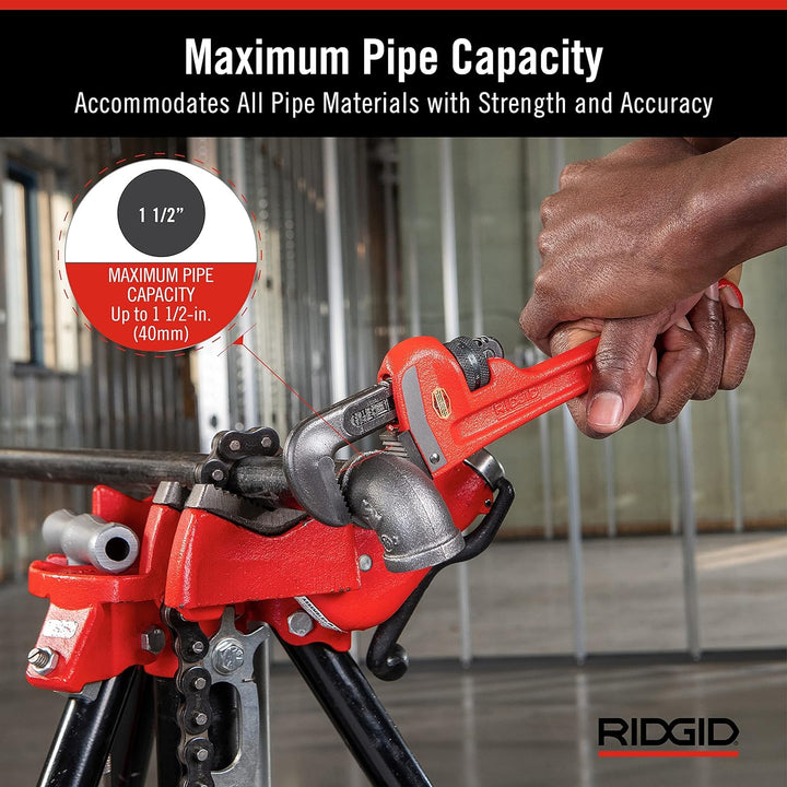 RIDGID 31010 Modell 10" gerade Rohrzange für schwere Beanspruchung, 10" Sanitär-Schraubenschlüssel 1
