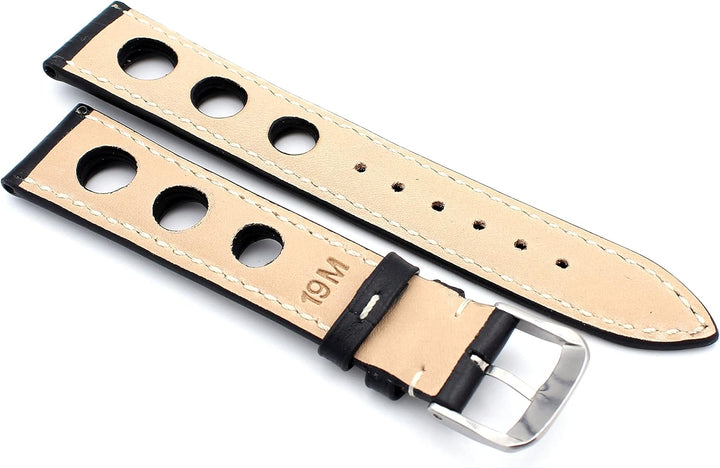 RIOS1931 Sulla Baikal Rallye Vintage Rindsleder Uhrenarmband handgemacht in Deutschland Robust 18mm