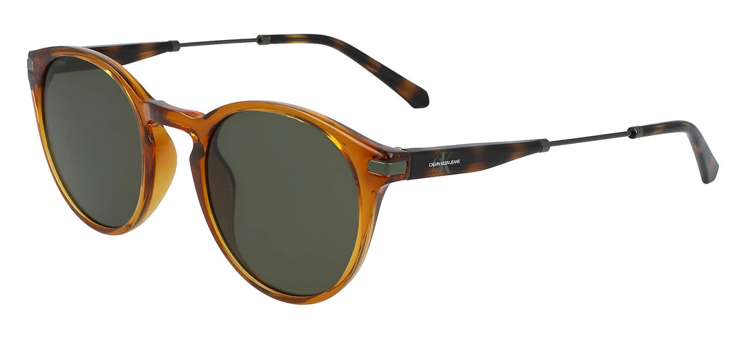 Calvin Klein Jeans Unisex Erwachsene CKJ20705S Sunglasses, Crystal Honey, Einheitsgrösse
