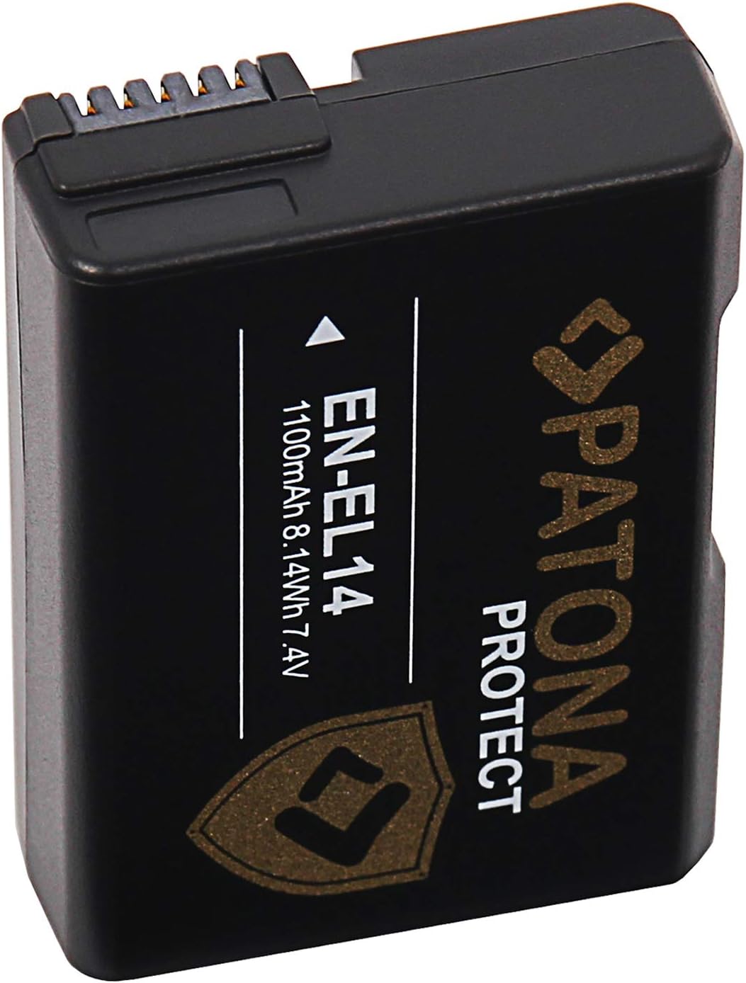PATONA Protect V1 EN-EL14 EN-EL14a Akku (1100mAh) mit NTC-Sensor und V1 Gehäuse 1x EN-EL14 Protect V