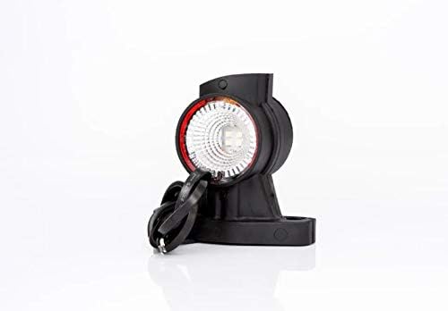 2 x LED Gummi Begrenzungsleuchte Seitenleuchte 12V 24V mit E-Prüfzeichen Positionsleuchte Auto LKW P