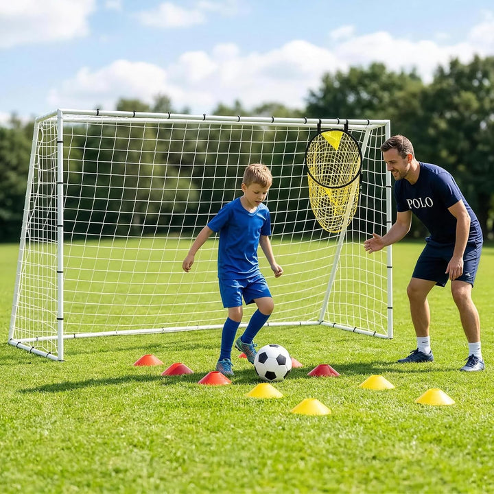 Fussballtor aus Metall für Garten und Training