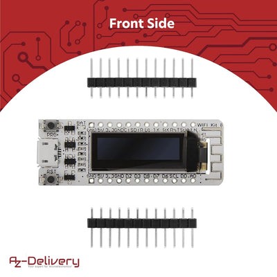 AZDelivery NodeMCU ESP8266 Heltec mit OLED Display CP2104 WLAN WiFi Development Board kompatibel mit