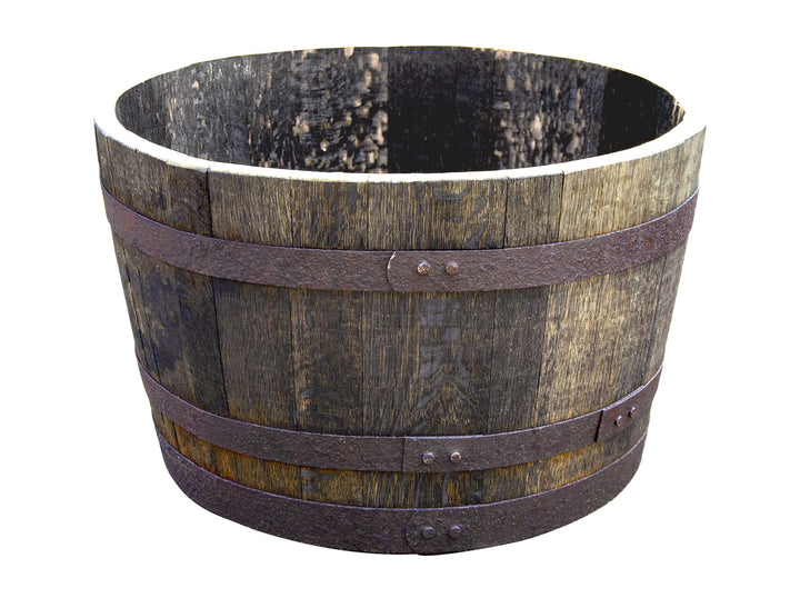 Temesso Halbes Fass aus einem originalen schottischen Whiskyfass (Oberfläche geölt)