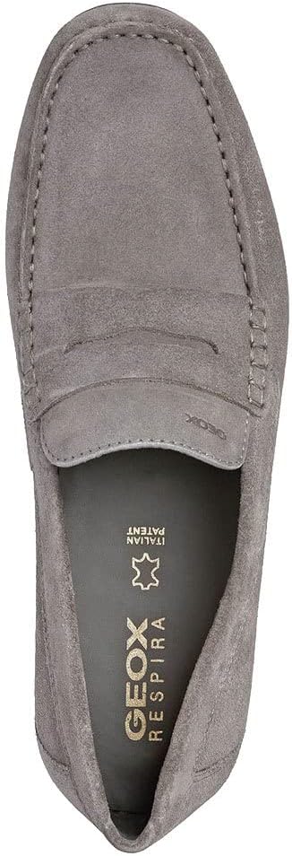 Geox Herren U Ascanio A Mokassins 42 EU Grau, 42 EU Grau