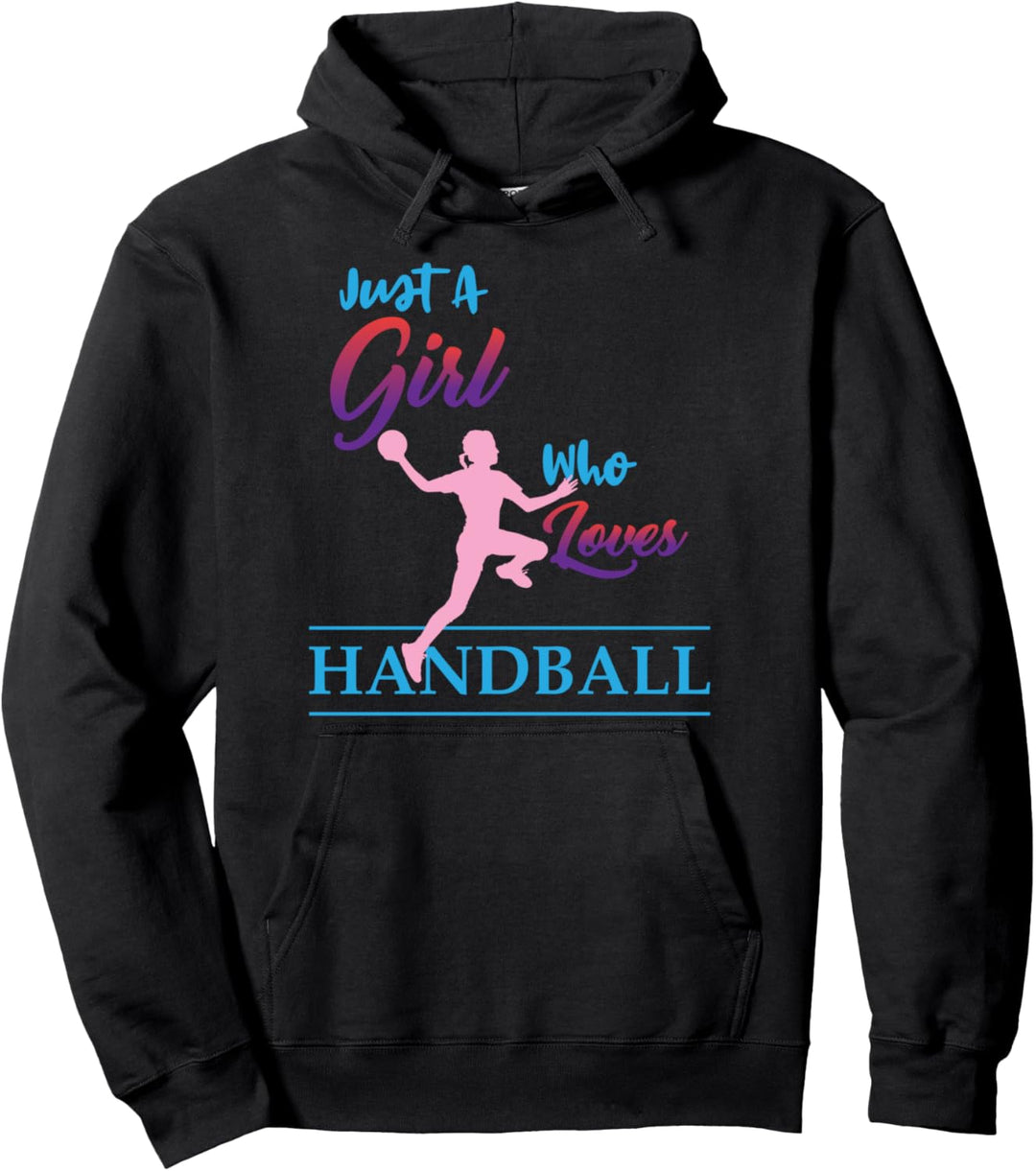 Handball Handballspielerin Mädchen und Frauen Geschenk Pullover Hoodie