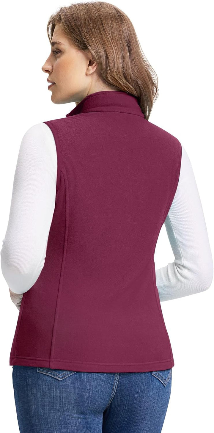Outdoor Ventures Damen Fleece Weste Ultraleichte Polar Fleeceweste Dünne Outdoor Luafwesten für Frau