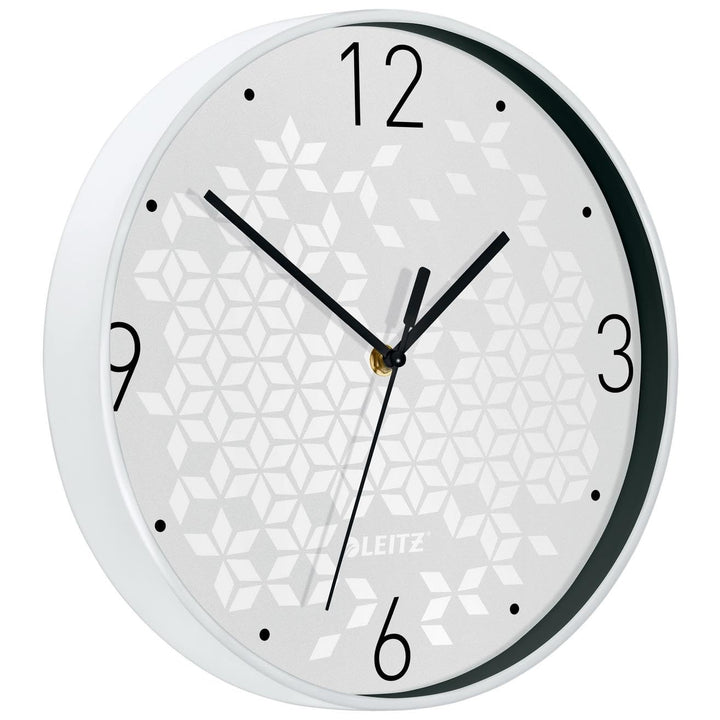 Leitz Wanduhr WOW, Weiss, 32.5 x 31.1 cm WOW Weiss, WOW Weiss
