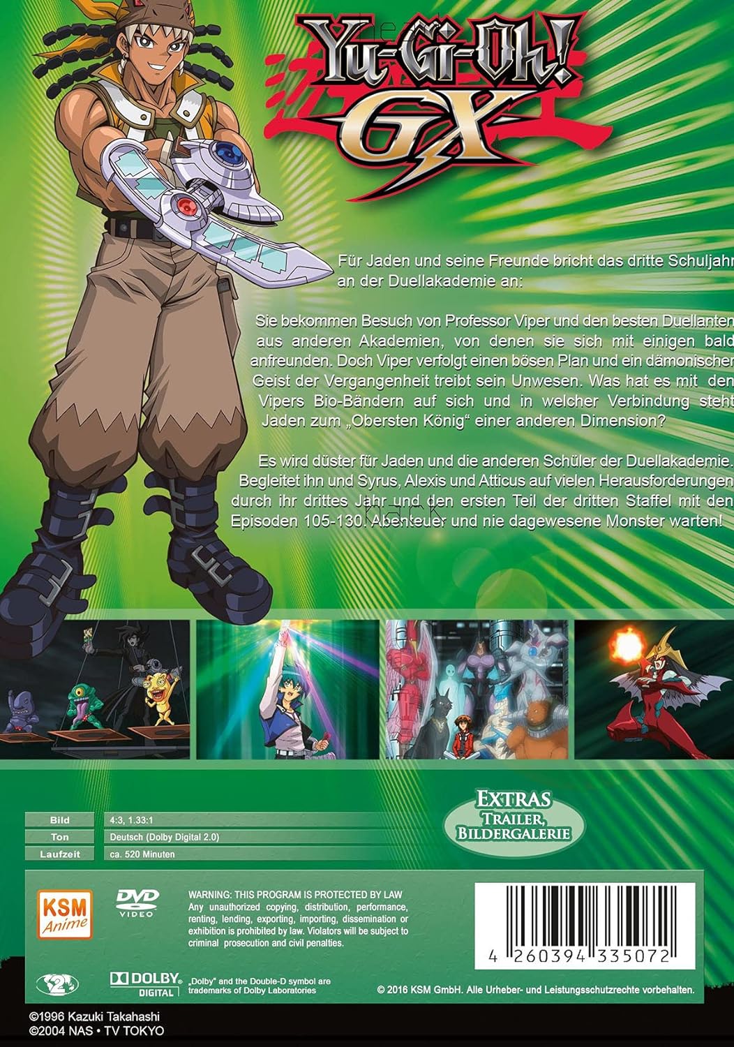 Yu-Gi-Oh! - GX - Staffel 3/Episode 105-130 [5 DVDs], DVD