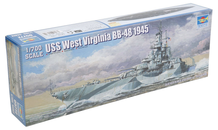 Trumpeter 05772 - Modellbausatz USS West Vigina BB-48 1945