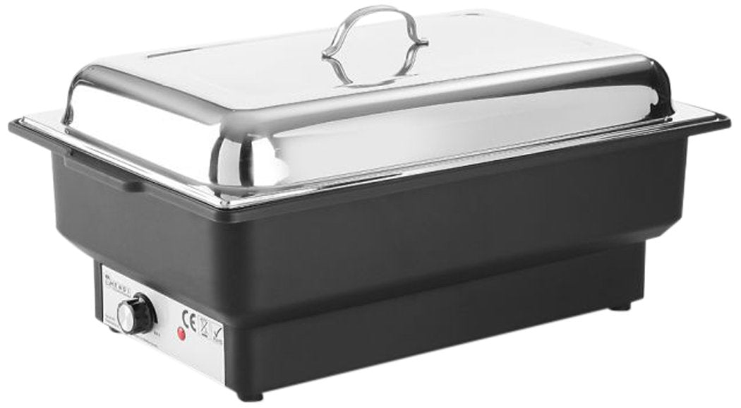 HENDI Chafing dish Tellano, Wärmebehälter, 9L, 230V, 900W, 573x348x(H) 284mm, Edelstahl, Polypropyle