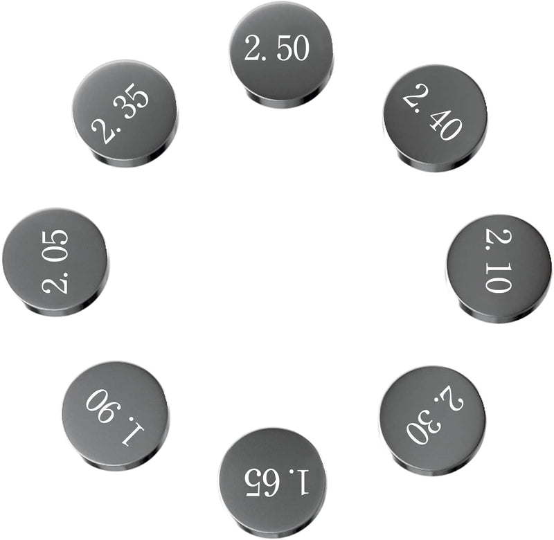 AHL Durchmesser: 7.48mm 47pcs 1.20mm-3.50mm Ventil Shim Ventile einstellen für CBR1000RR 2004-2008