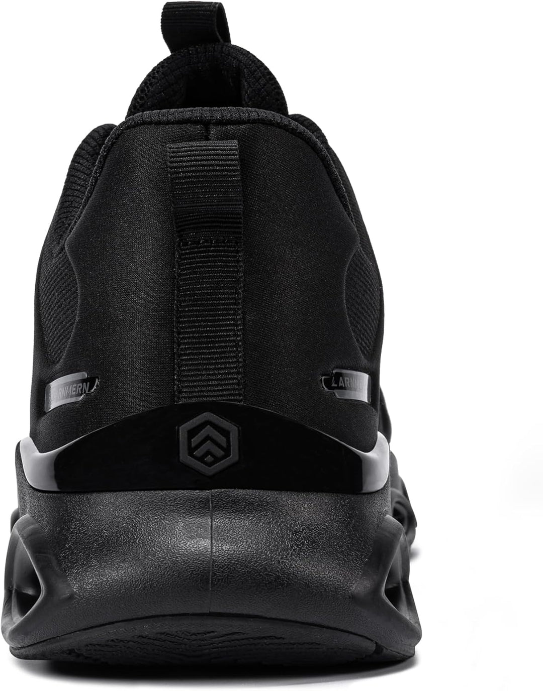 LARNMERN Arbeitsschuhe Herren Sicherheitsschuhe Mode Anti Smashing Stahlkappenschuhe Atmungsaktiv Dä