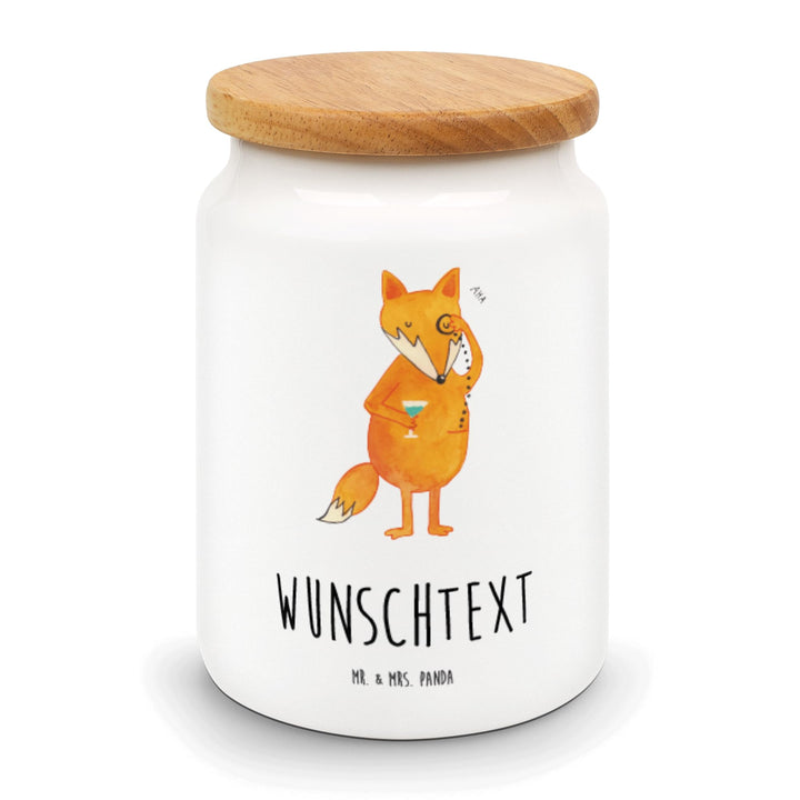 Mr. & Mrs. Panda Keksdose personalisiert Fuchs Lord - Personalisierte Geschenke, Motivation Spruch,