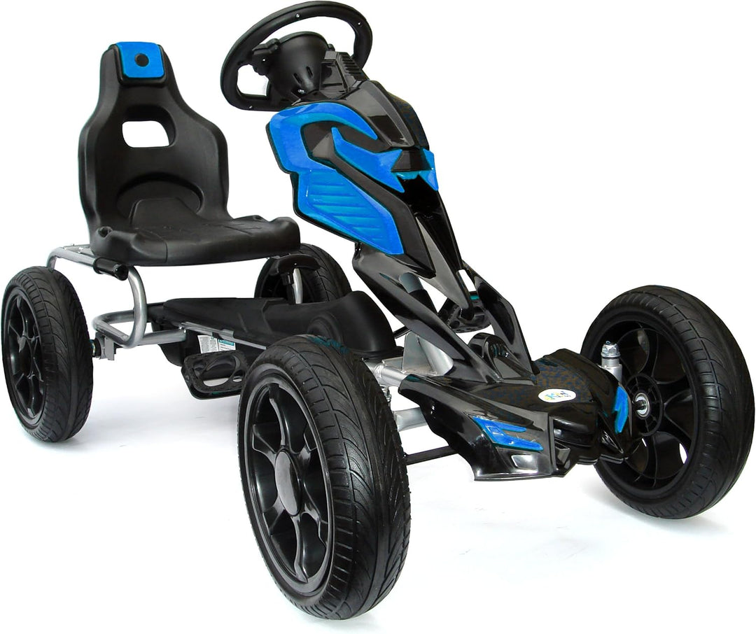 Kinder Pedal Go Kart - 5-12 Jahre, Mit Pedal, Shaum Reifen Eva Wheels
