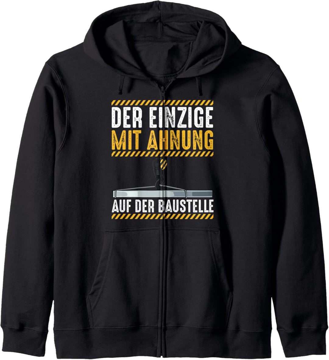 Kranführer Kranfahrer Bauarbeiter Beruf Kran Baustelle Kapuzenjacke