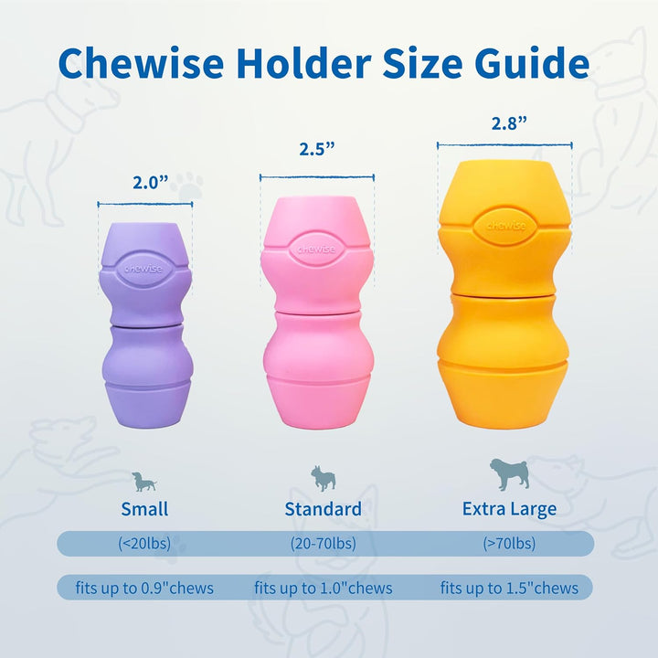 PetClan Chewise Bully Stick Halter – Sicherheit & Robustes Design, BPA-frei, Sicherer Ochsenziemer-H
