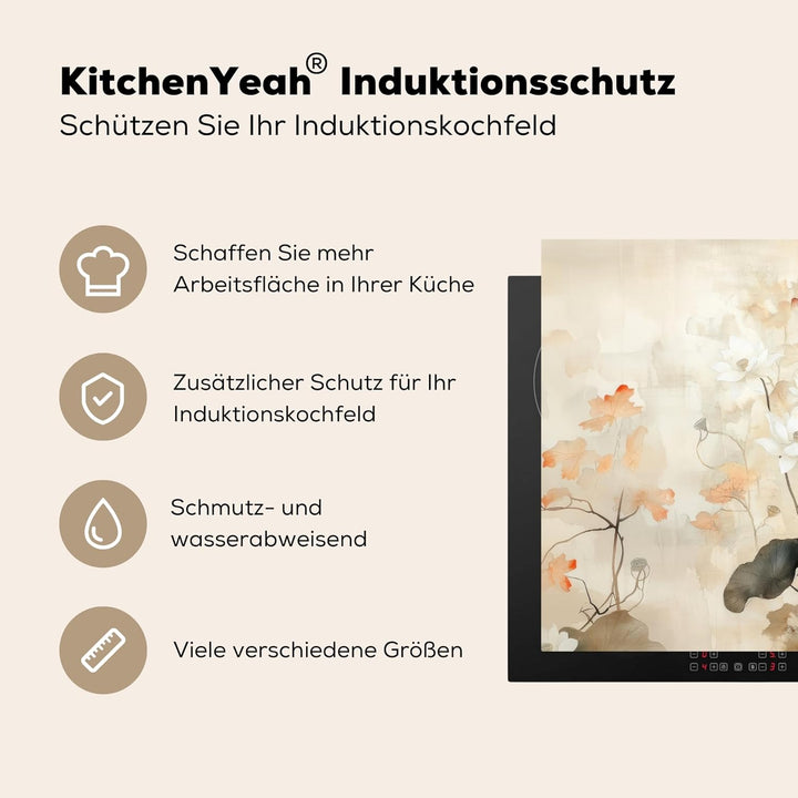 Herdabdeckplatte 70x52 cm Einteilig Abdeckplatten Cerankochfeld Abdeckung Ceranfeld Herdplattenabdec