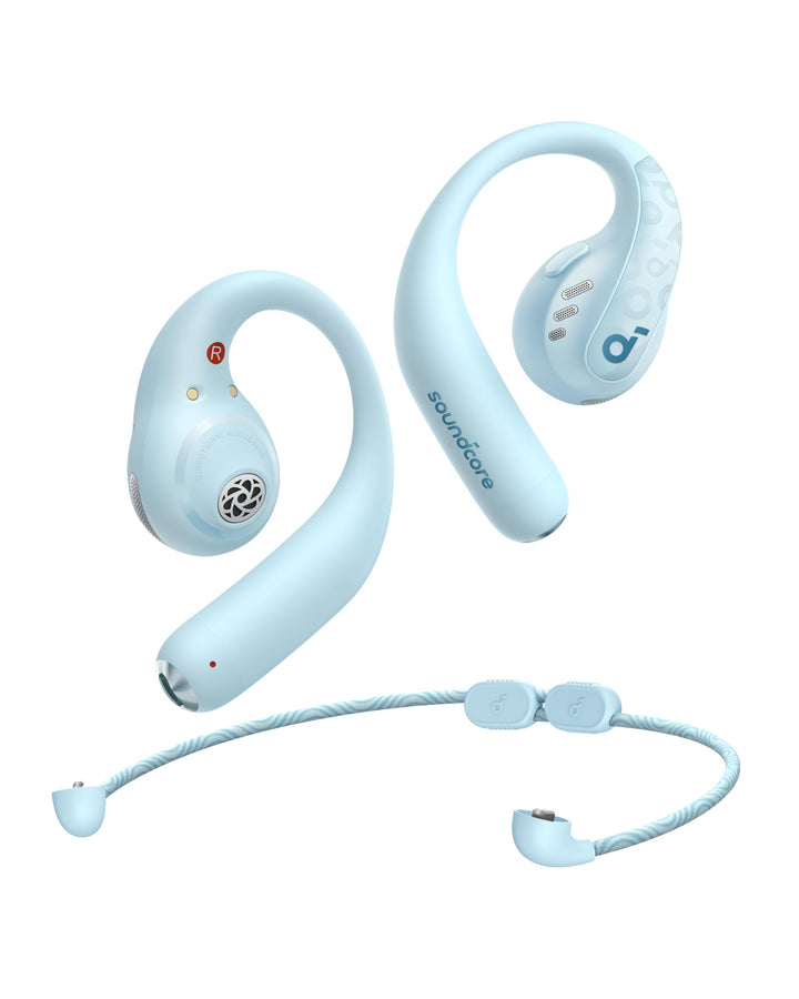 soundcore by Anker Open-Ear Kopfhörer AeroFit Pro, 46h Akku, Intensiver Sound LDAC, Ultra leicht, Be