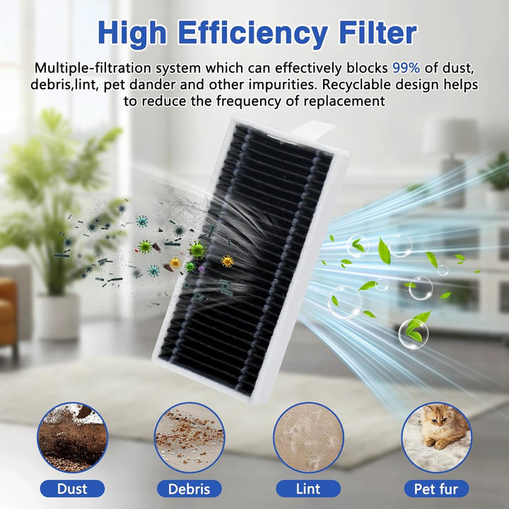 15 Stück Zubehör-Set für Ecovacs Deebot X11 OmniCyclone/ X11 Pro Omni/ X9 Pro Omni Staubsauger, Ersa