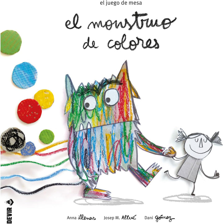 DEVIR BGMONSP Monstruo de Colores Das Monster der Farben, Brettspiel, Das Bunte, Única