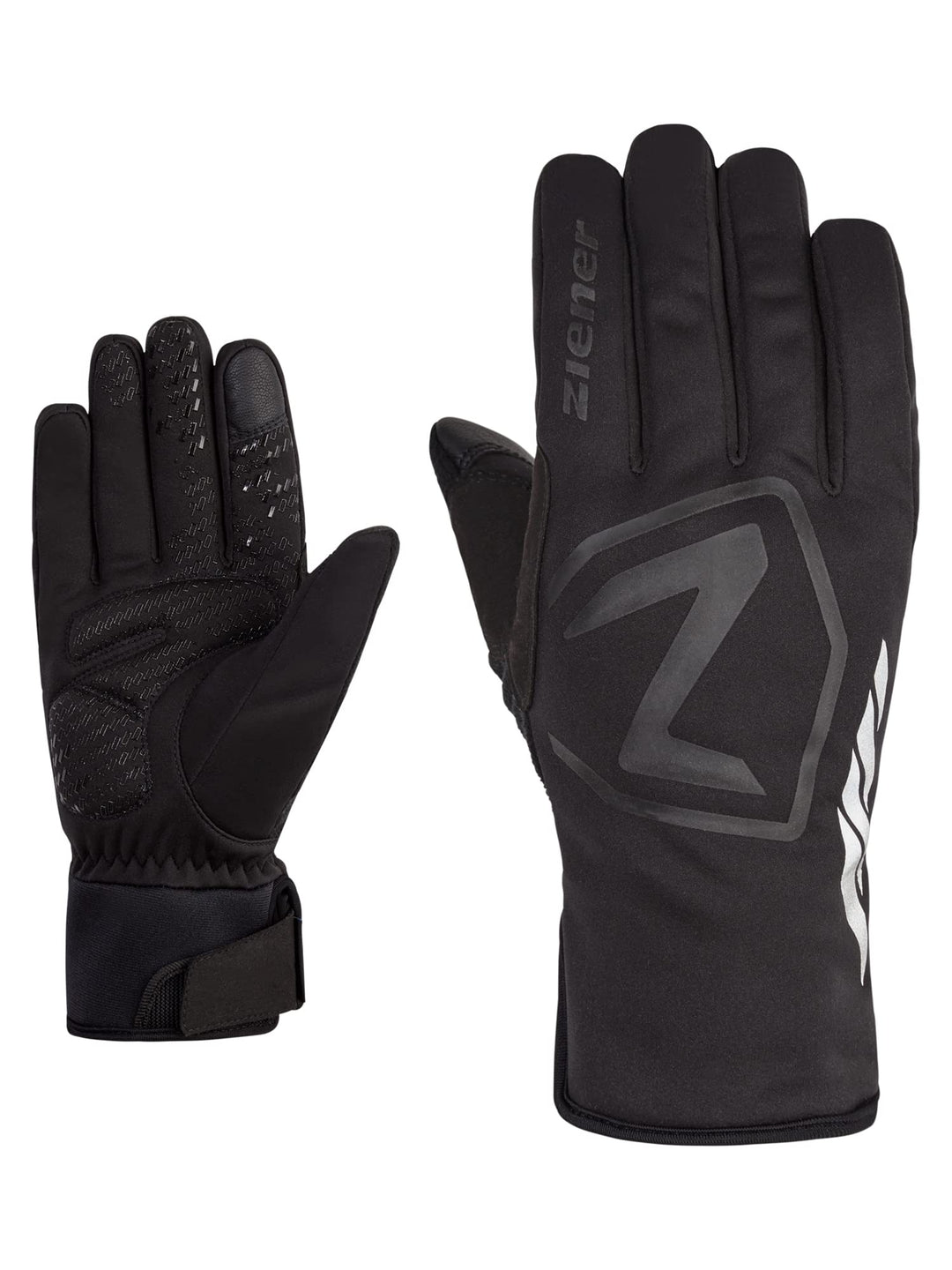 Ziener Herren Daqua Fahrradhandschuhe, Winter |wasserdicht, Soft-Shell, gepolstert 8 Schwarz, 8 Schw
