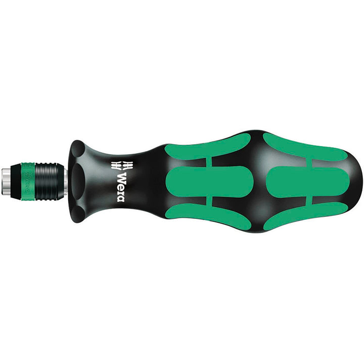 Wera 05051462001 816 R Bit-Handhalter mit Rapidaptor Schnellwechselfutter, 1/4 Zoll x 119 mm