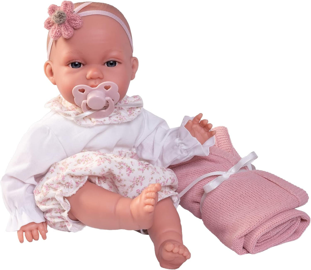 Muñecas Antonio Juan - Neugeborenes Baby Toneta Possuritas mit Decke