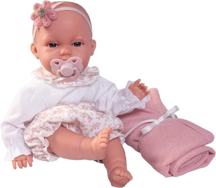 Muñecas Antonio Juan - Neugeborenes Baby Toneta Possuritas mit Decke