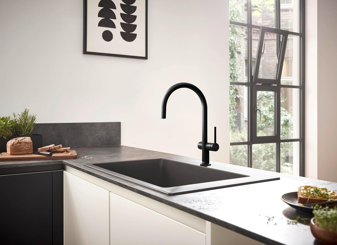 hansgrohe Küchenarmatur mit Geräteabsperrventil Talis M54, Wasserhahn Küche mit Auslauf Höhe 220 mm,