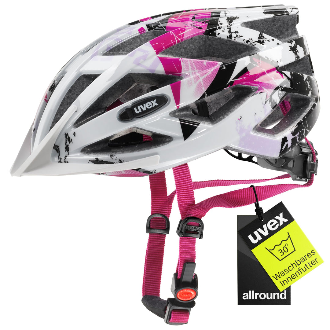 uvex air wing - leichter Fahrradhelm für Kinder - individuelle Grössenanpassung - erweiterbar mit LE