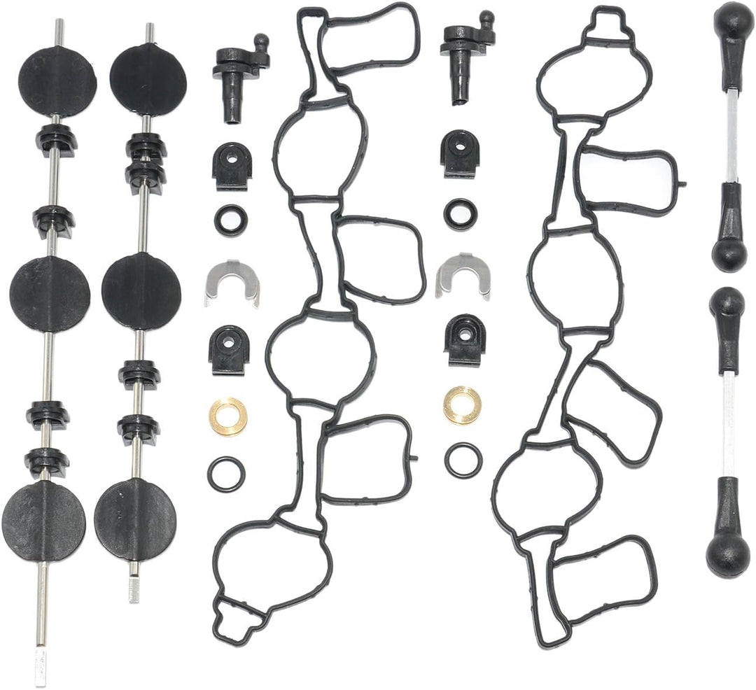 Bisenya Ansaugkrümmer Drallklappen Set Kompatibel mit 059129711CK 059129711DC 059129712BQ 059198212,