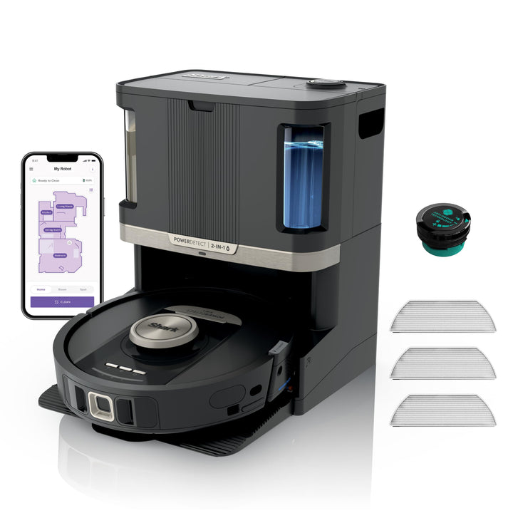Shark PowerDetect 2-in-1 Saug- und Wischroboter, NeverTouch Pro 60 Tage selbstentleerend, selbstnach
