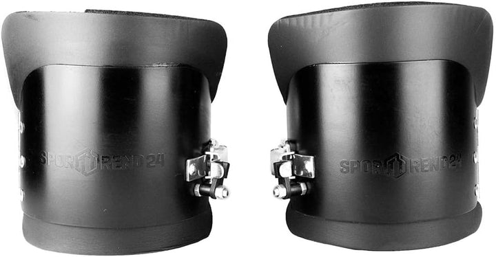 Sporttrend 24® Gravity Boots mit Sicherheitsverschluss in schwarz | Rückentrainer, Bauchtrainer,