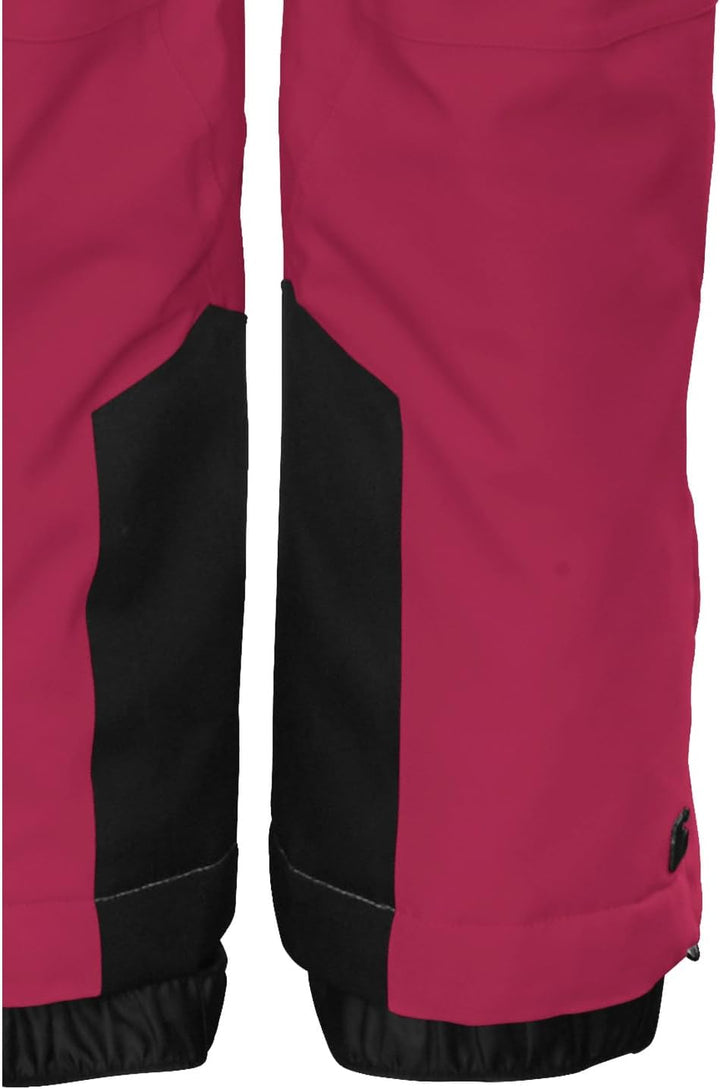 Killtec Mädchen Skihose/Funktionshose mit abzippbarem Latz, Schneefang und Kantenschutz Ksw 77 Grls
