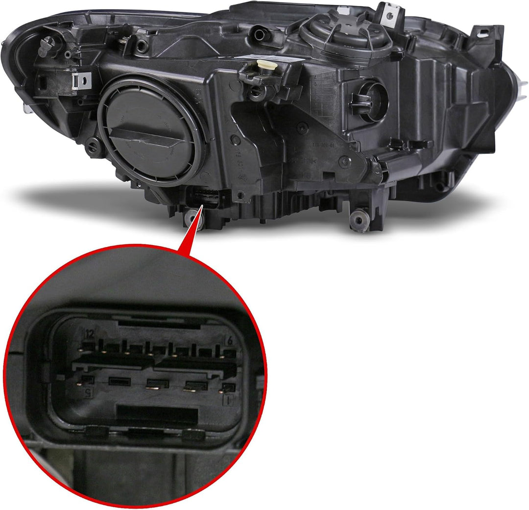 HELLA 1EG 010 741-071 FF/Halogen-Hauptscheinwerfer - links - für u.a. BMW 1 (F20) Links Halogen, Lin