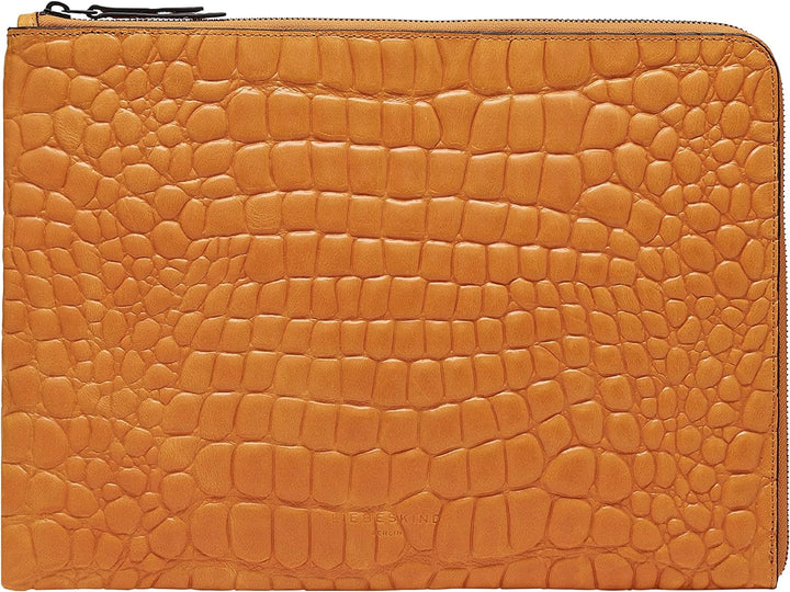 Liebeskind Damen Pb Croco Laptop/Tablet Case Pumpkin, Pumpkin